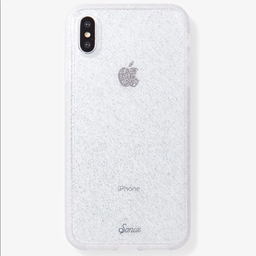 NWT Sonix iPhone Case Silver Glitter - XS Max